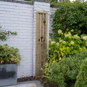 1.8m x 0.3m Pressure Treated Vertical Slatted Screen - Pack of 4 Home Delivery