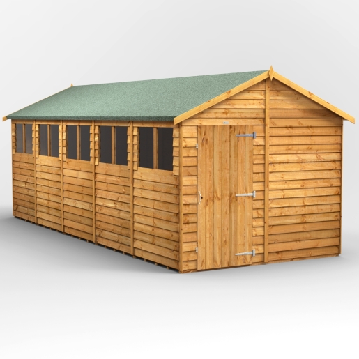 20 x 8 Power Overlap Apex Shed