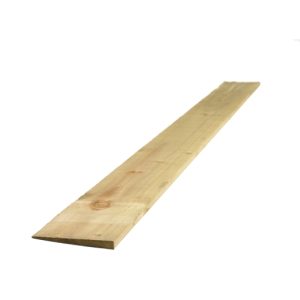 22mm x 150mm x 0.9m Green Treated Featheredge Fencing Board 2EX