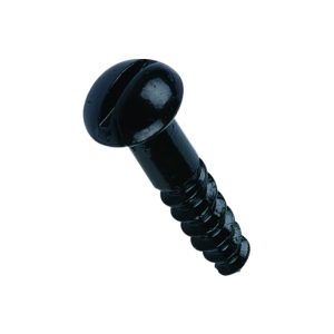 4TRADE 10g x 1 1/2in Screw Japanned Round Head Qty 10