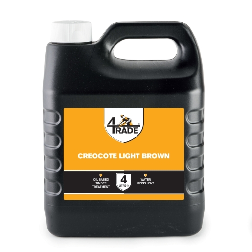 4Trade Creocote Sub Light Brown 4L - Builders Merchants