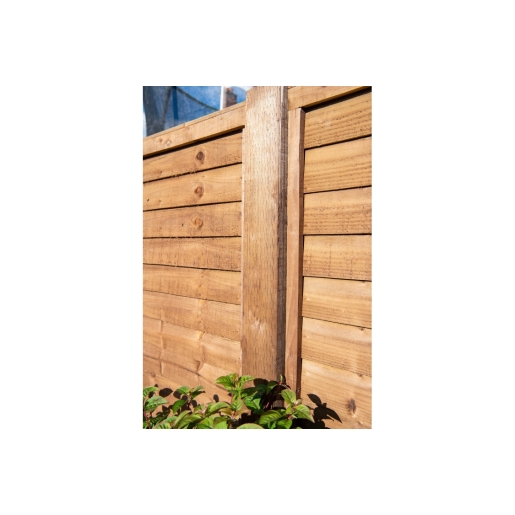 75mm x 75mm x 3000mm Brown Incised Pressure Treated Fence Post UC4