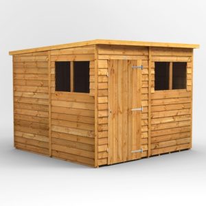 8 x 8 Power Overlap Pent Shed