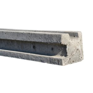 9ft Concrete Fence Post Slotted Corner