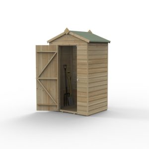 Beckwood 4x3 Apex Shed No Windows
