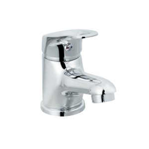 Bristan Iris Basin Mixer with Clicker Waste - Chrome