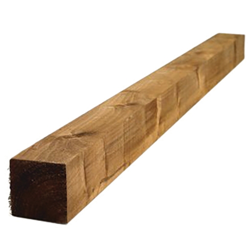 Bsw Sawn Brown Treated Unseasoned UC3 100 x 100mm x 3.0m