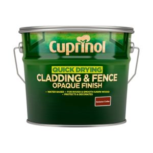 Cuprinol Quick Drying Cladding & Fence Opaque Finish Autumn Cedar 10L