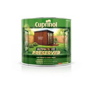 Cuprinol Ultimate Garden Wood Preserver Autumn Brown 1L