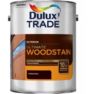 Dulux Trade Weathershield Ultimate Woodstain Rosewood 5L