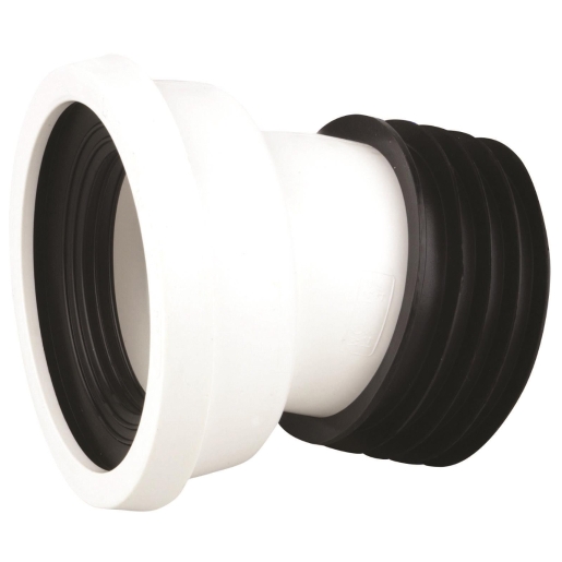 Easy-fit Pan Connector 14DEG 4 White WC144