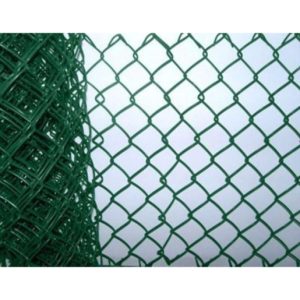 Green Plastic Coated Chainlink Fence 900mm x 50mm x 2.5mm x 10m