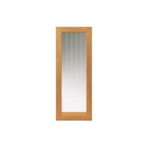 JB Kind Oak Internal Prefinished Suffolk 1 Light Glazed Door 2040 x 826 x 40mm