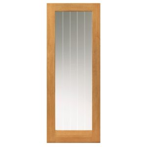 JB Kind Oak Internal Prefinished Thames 1 Light Glazed Door 1981 x 762 x 35mm