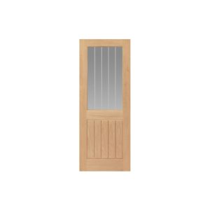 JB Kind Oak Internal Suffolk Glazed Half Light Door 1981 x 686 x 35mm