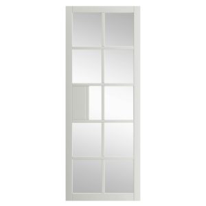 Jb Kind Plaza 10 Light Clear Glazed White Painted Door 1981 x 762 x 35mm