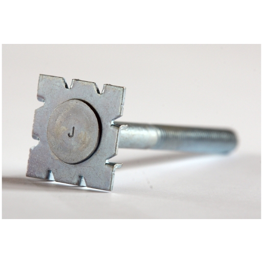 Joyner Bolt Zinc Plated Steel Spiked Timber Fixing M10 x 125mm Pack of 10