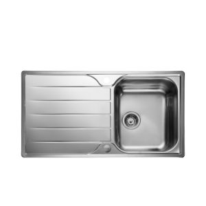 Leisure Albion 1 Bowl Inset Stainless Steel Kitchen Sink