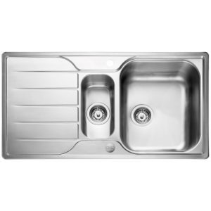 Leisure Albion 1.5 Bowl Inset Stainless Steel Kitchen Sink