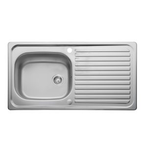 Leisure Linear 1 Bowl Inset Stainless Steel Kitchen Sink