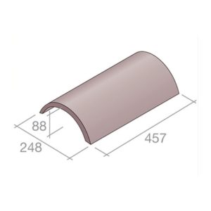 Marley Standard Fittings Segmental Ridge Antique Brown - Pallet of 120