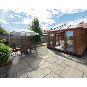 Marshalls Indian Sandstone Project Pack Grey Multi 20.93m2