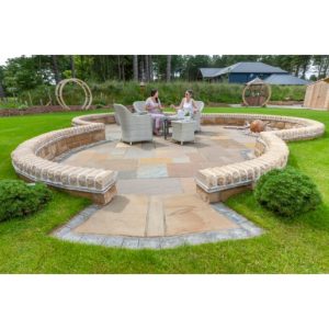 Marshalls NS2101200 Indian Sandstone Brown Multi 610 x 610 x 18mm