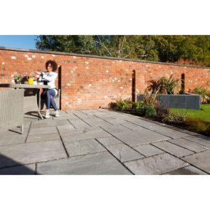 Marshalls NS2131200 Indian Sandstone Grey Multi 610 x 610 x 18mm