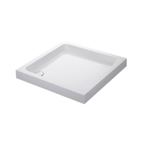 Mira Showers Flight Shower Tray 0 Upstands and Waste 800mm x 800mm 1.1783.005.WH