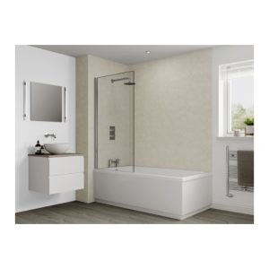 Multipanel Classic Bathroom Wall Panel Hydrolock 2400 x 598mm Riven Marble 9241
