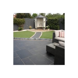 Natural Paving Black Limestone Charcoal Project 18.9m2