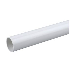 Osma Waste solvent weld plain ended pipe white 40mm