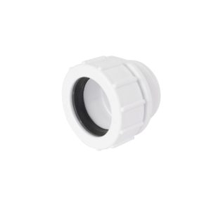 Osma waste running adaptor white 40mm