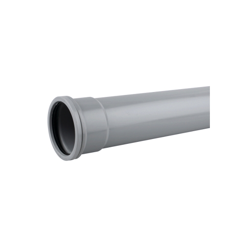 OsmaSoil 3S043G 82mm Socketed Pipe Grey 3M