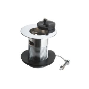 Peerless 201365 Belfast Slot Sink Waste Poly Plug Chain & Stay Chrome Plated 1.5inh