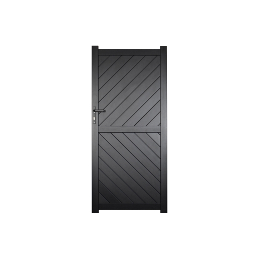 Readymade Gates Cambridge Pedestrian Gate 1m x 2.2m Black
