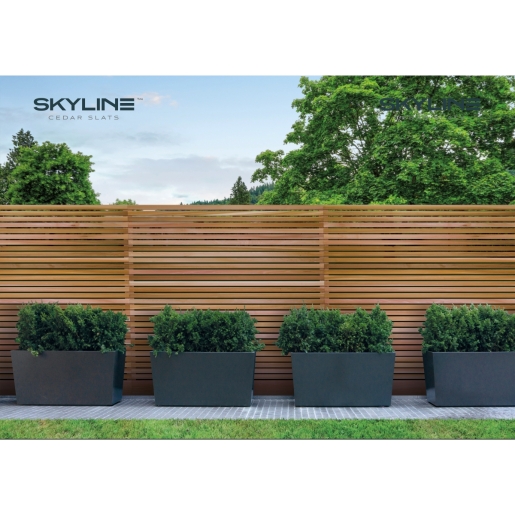 Skyline Western Red Cedar Slats 25.4 x 50.8mm 1.83m Length