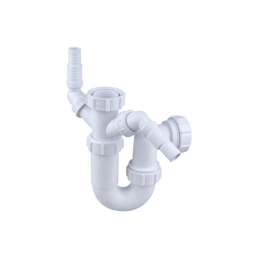 Wavin Osma Waste adjustable sink trap 75mm seal 40mm white