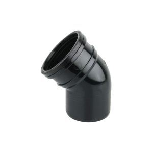 Wavin OsmaSoil S/S bend 45° 110mm black