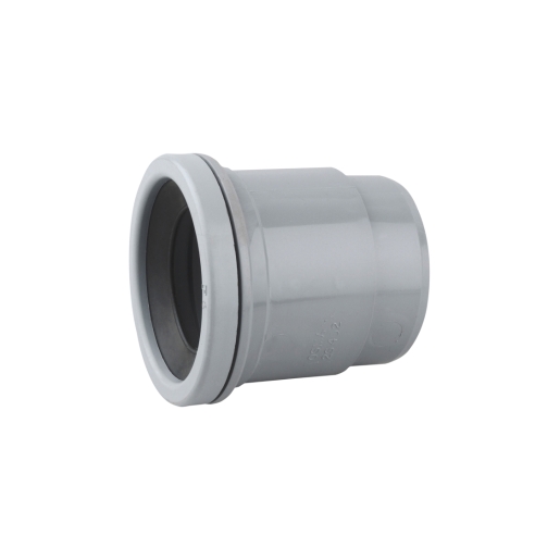 Wavin OsmaSoil S/S boss adaptor (ring-seal) 50mm grey