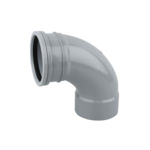 Wavin OsmaSoil S/SW bend 90° 110mm grey