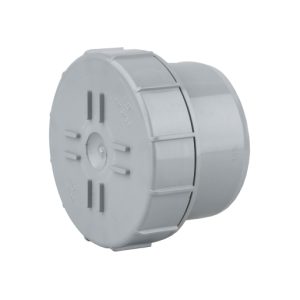 Wavin OsmaSoil plain ended access plug 110m grey
