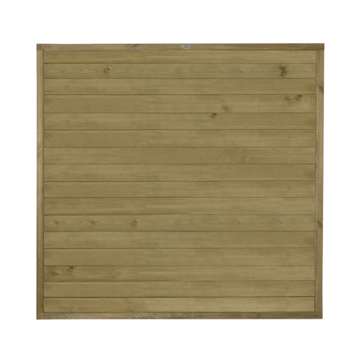 Forest Garden 6ft 1.83m x 1.83m Pressure Treated Horizontal Tongue and Groove Fence Panel Pack of 5 Home Delivered
