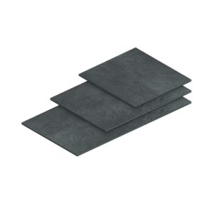 Global Stone Porcelain Paving Station Black 600 x 900 x 20mm