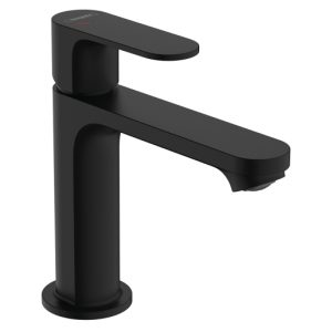 Hansgrohe Rebris S Single lever basin mixer 110 CoolStart EcoSmart+ with pop-up waste set - Matt Black - 72588670