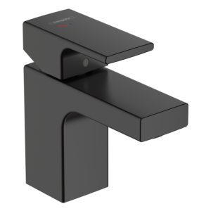 Hansgrohe Vernis Shape Single lever basin mixer 70 CoolStart with pop-up waste set - Matt Black - 71593670