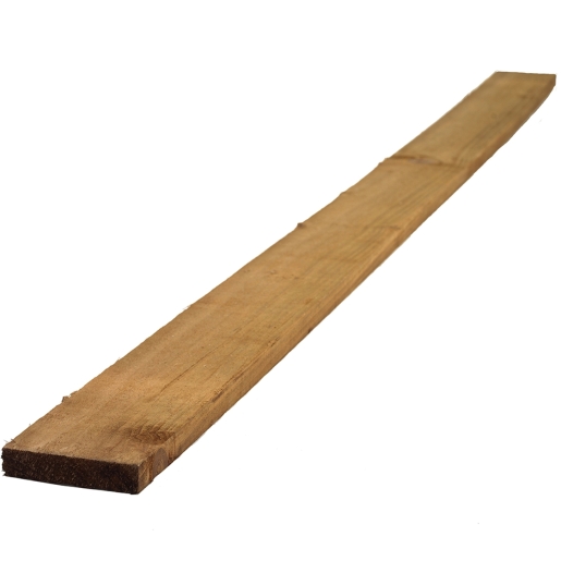 Bsw Brown Treated Fencing Board 22 x 150mm x 1.5m