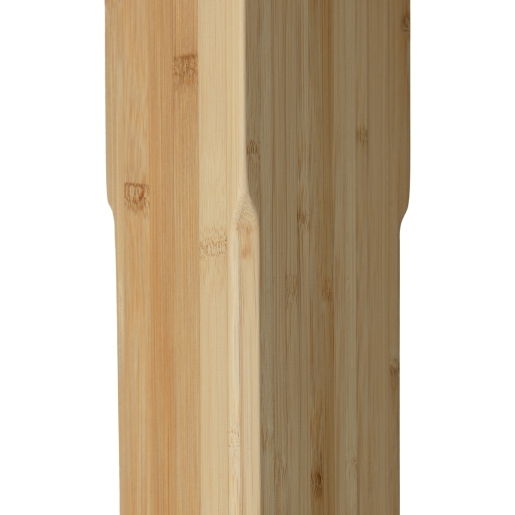 Flair Stairs Bamboo Stop Chamfered Half Newel Post - 90 x 45 x 1.5m Light