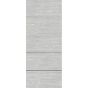 Flush Light Grey Ash Horizontal Inlay Fire Door 30M 1981mm x 711mm x 44mm